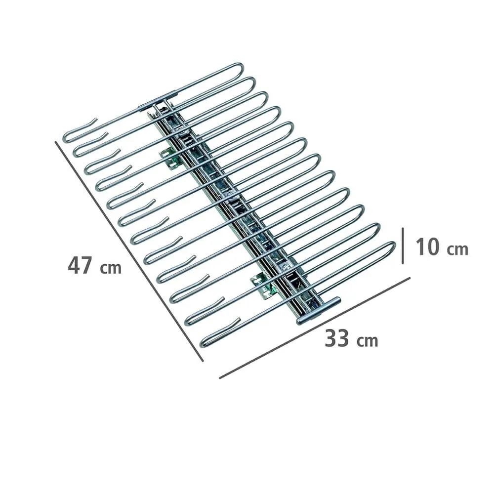 12 Rail Pull Out Wardrobe Pant Rack