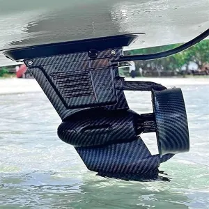 160w Sup Electric Fin Underwater Thruster,24v Surfboard Electric Motorized Fin,Rechargable Electric Fin Stand Up Paddle Board,W/Remote Control