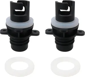 2Pcs Electric Pump for Halkey-Roberts (HR) Valve Adapter for Electric Paddle Board Pump, Sup Pump Adaptor with 3 Gaskets