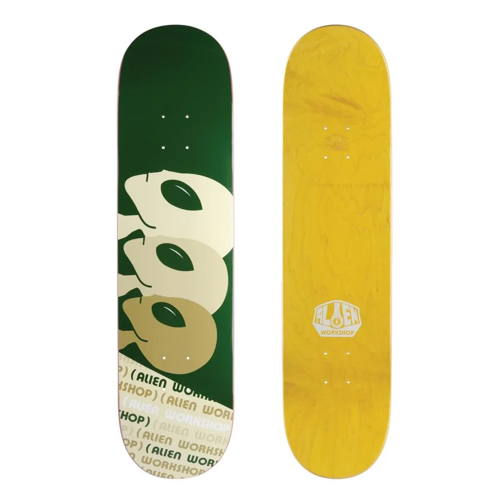 Alien Workshop Strobe Parenthesis 8.0" Green Skateboard Deck