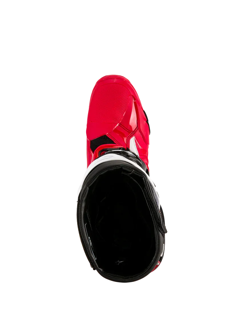 Alpinestars Tech 10 Enduro Boots Bright Red Black White