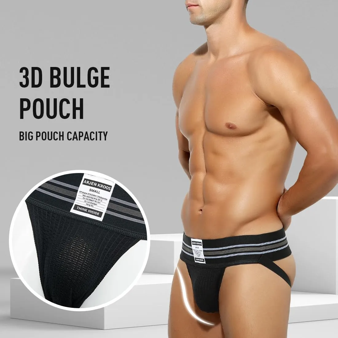 Arjen Kroos Men's Jockstrap Athletic Supporter Sport Jock Straps Male Underwear