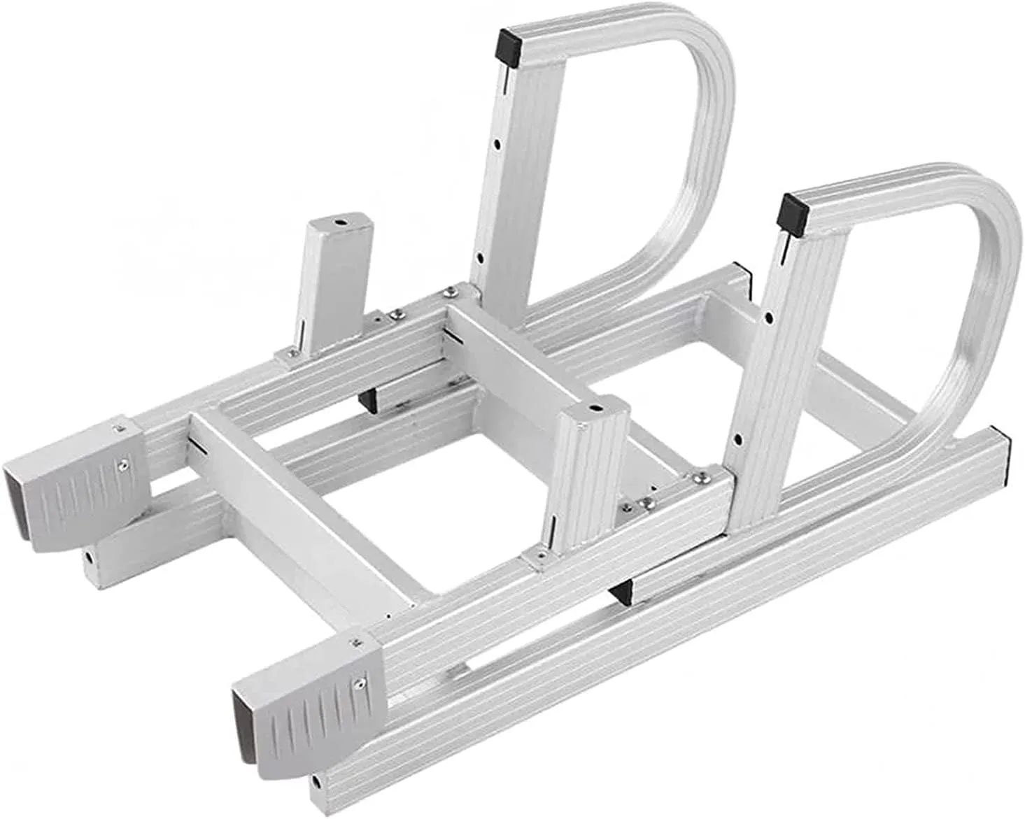 Bed Ladders for High Bed Aluminum Ladder 5-Step Folding, Heavy Duty Pontoon/Yacht/Dock/Deck Ladder with 2 Handrails