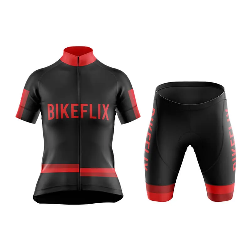 Bikeflix Club Cycling Kit (V1) (Black)