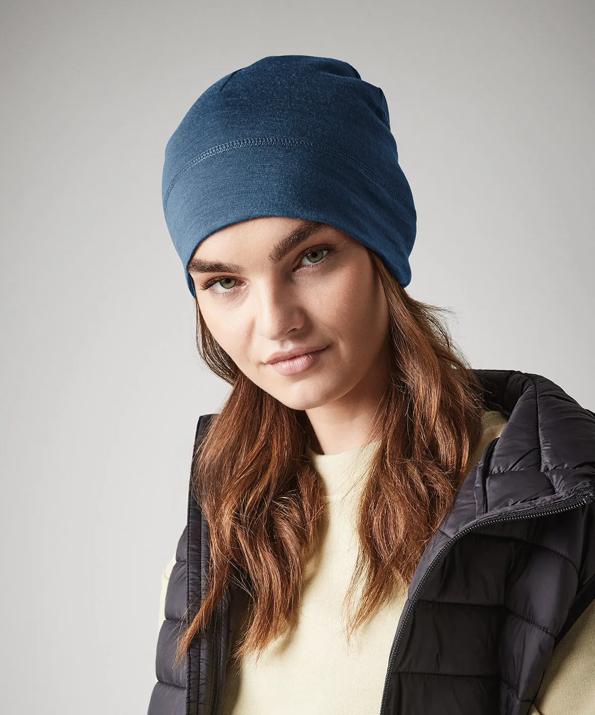 Black - Merino beanie