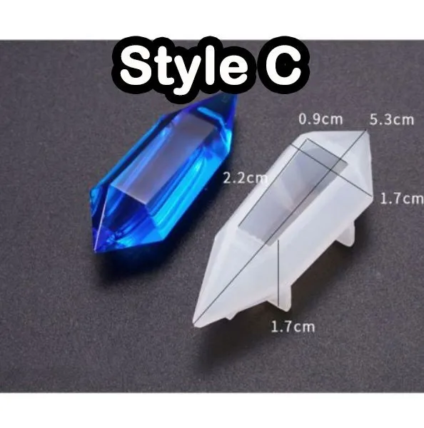 Crystal Cluster Diamond Crystal Column Mold - Small Crystal Coral Silicone Mold - Ice and Snow Mountain Fondant Mold Cake Mousse Decoration