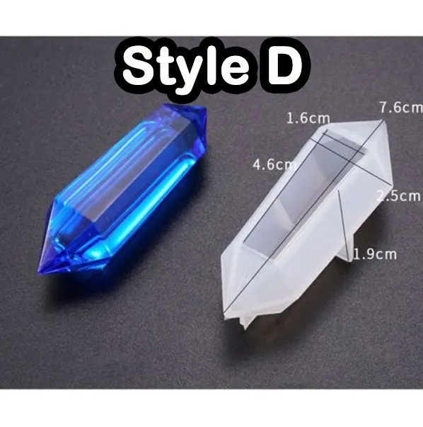 Crystal Cluster Diamond Crystal Column Mold - Small Crystal Coral Silicone Mold - Ice and Snow Mountain Fondant Mold Cake Mousse Decoration