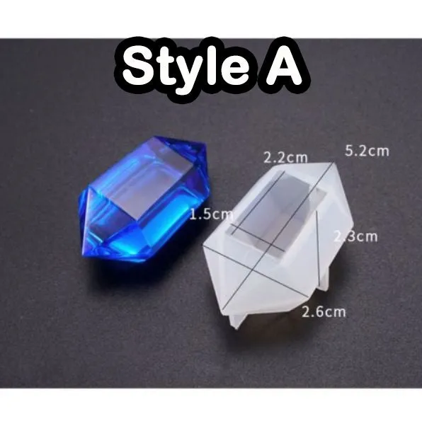 Crystal Cluster Diamond Crystal Column Mold - Small Crystal Coral Silicone Mold - Ice and Snow Mountain Fondant Mold Cake Mousse Decoration
