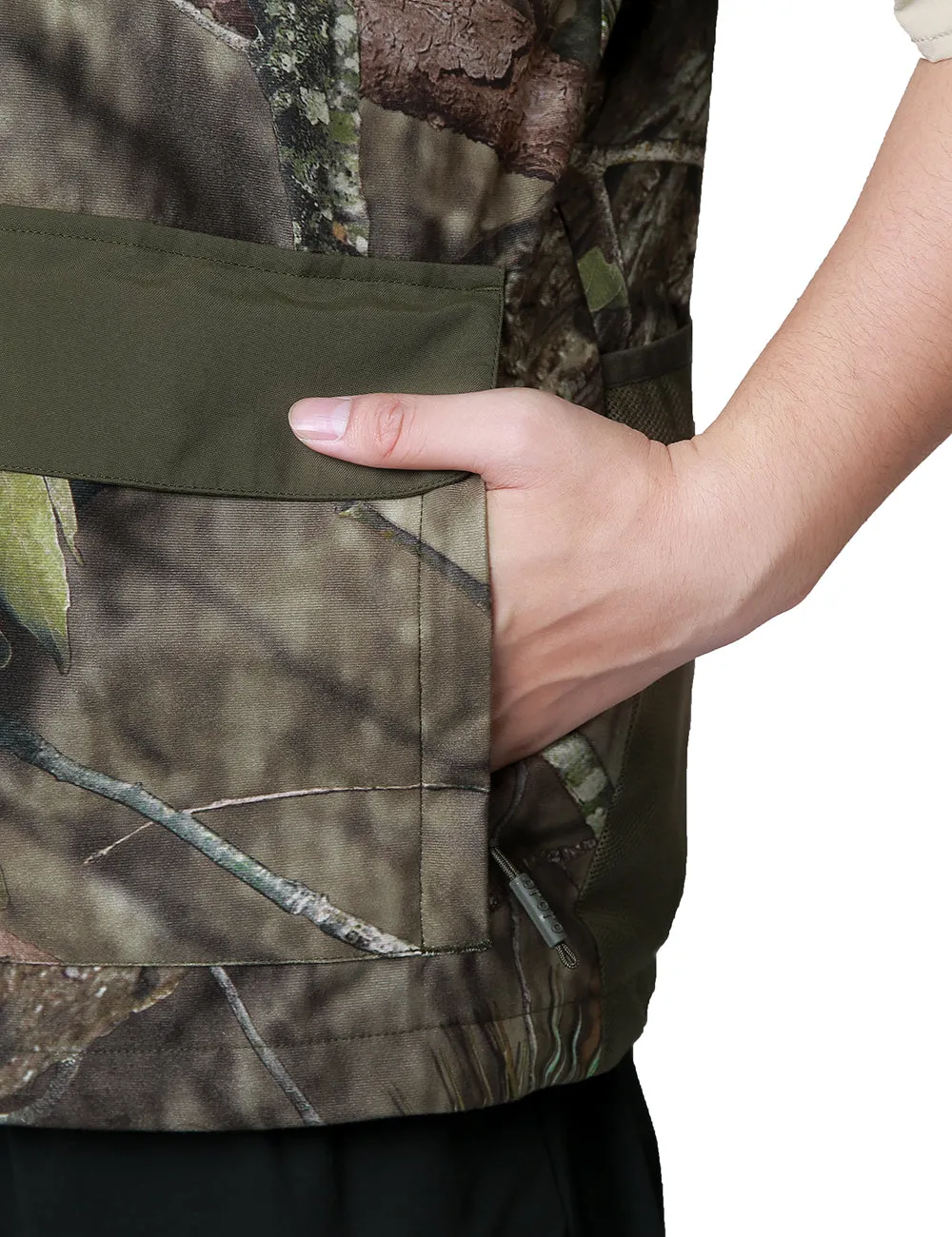 Final Sale - Men's Heated Hunting Vest - Camouflage, Mossy Oak® Country DNA