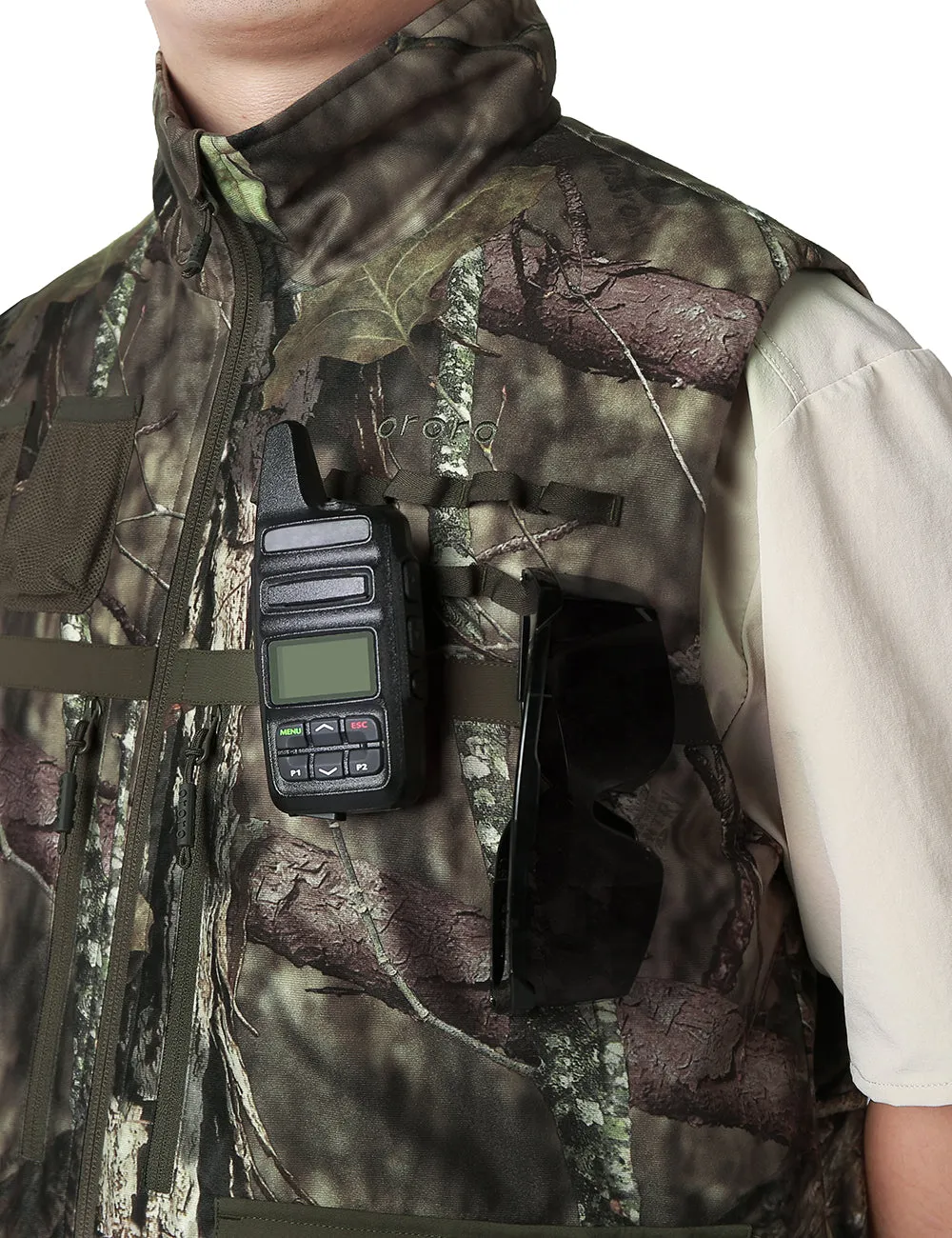 Final Sale - Men's Heated Hunting Vest - Camouflage, Mossy Oak® Country DNA