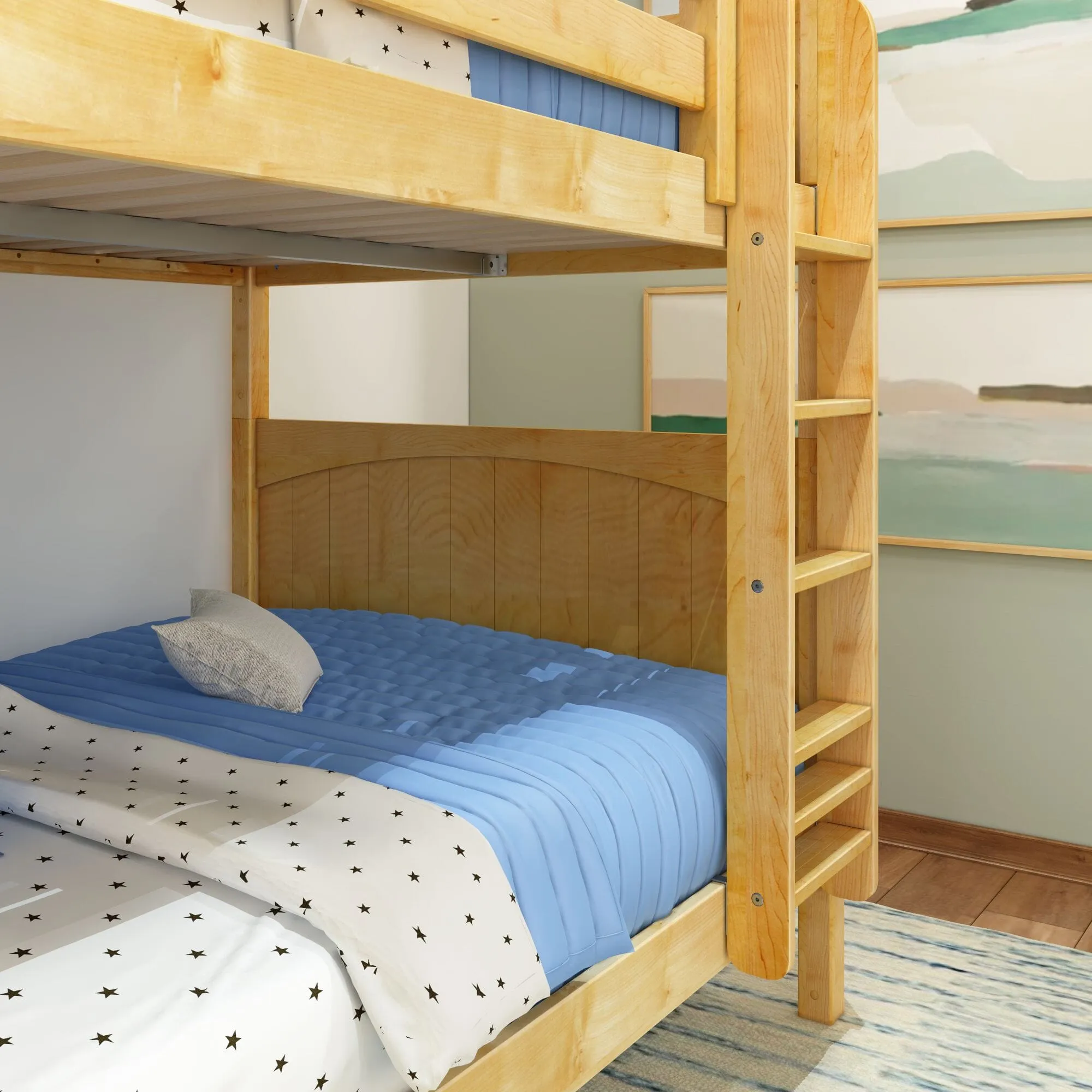 Full High Bunk Bed with Ladder