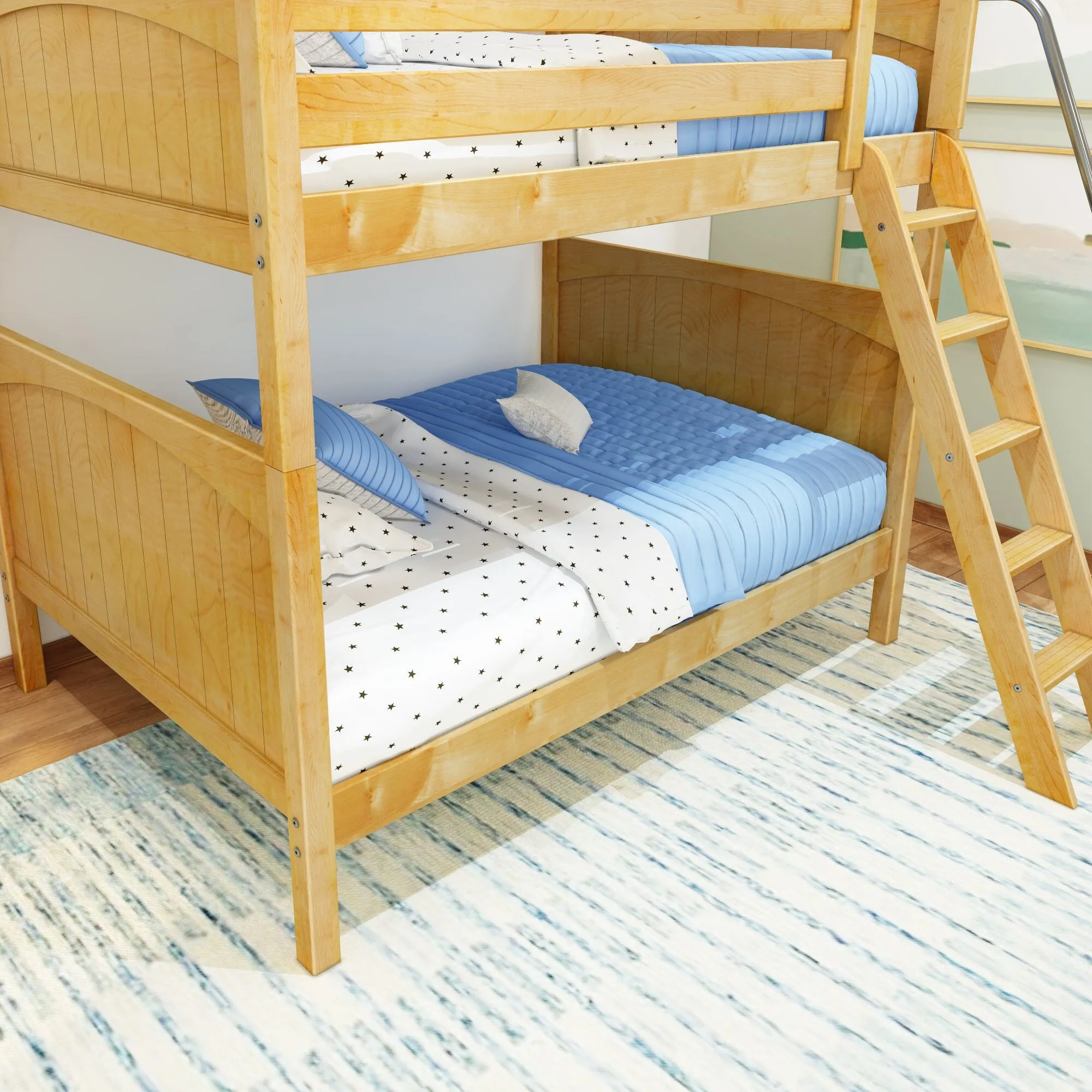 Full High Bunk Bed with Ladder