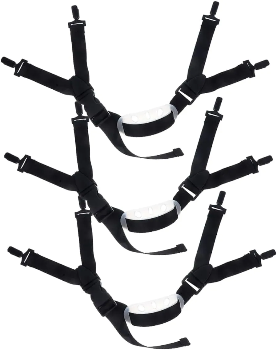 GLEAVI 3pcs Hard Hat Chin Straps -wear Safety Helmet Chin Belts Comfortable Lightweight for Construction Workers for