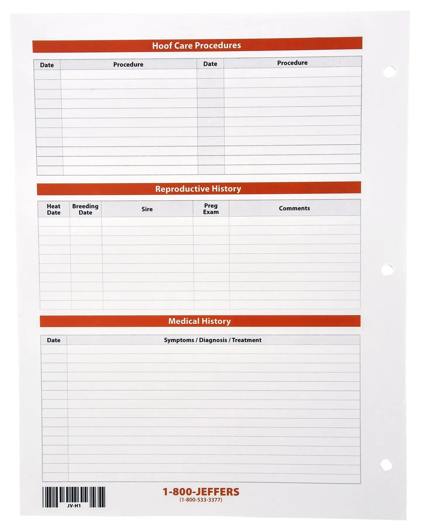 Horse Health Record