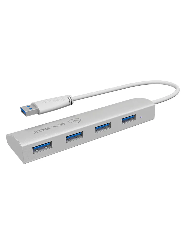 Icy Box 4 Port Hub Ib-Ac6401 - With Usb Type-A Connection
