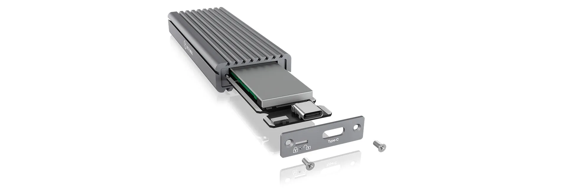 Icy Box Storage Enclosure Ib-1817M-C31 - Sata Ssds - Usb 3.1 Type-C