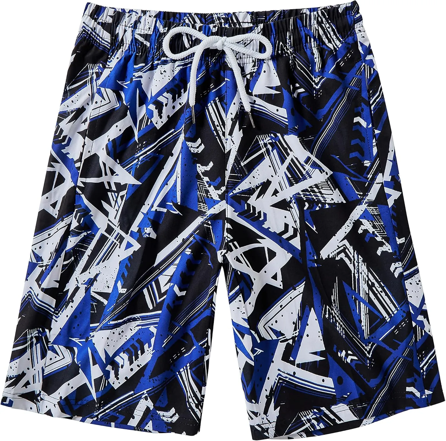 IRELIA Boys Swim Trunks with Boxer Brief Liner Compression Swimming Shorts Quick Dry Swimwear
