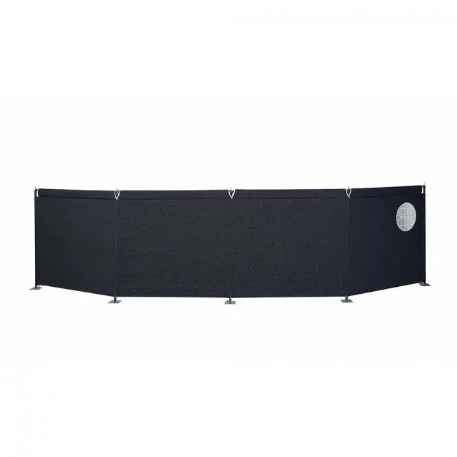 Isabella 4 Sided Windscreen (460 x 110cm) - Grey