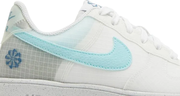 Nike Air Force 1 Crater GS 'White Copa' Sneakers, White