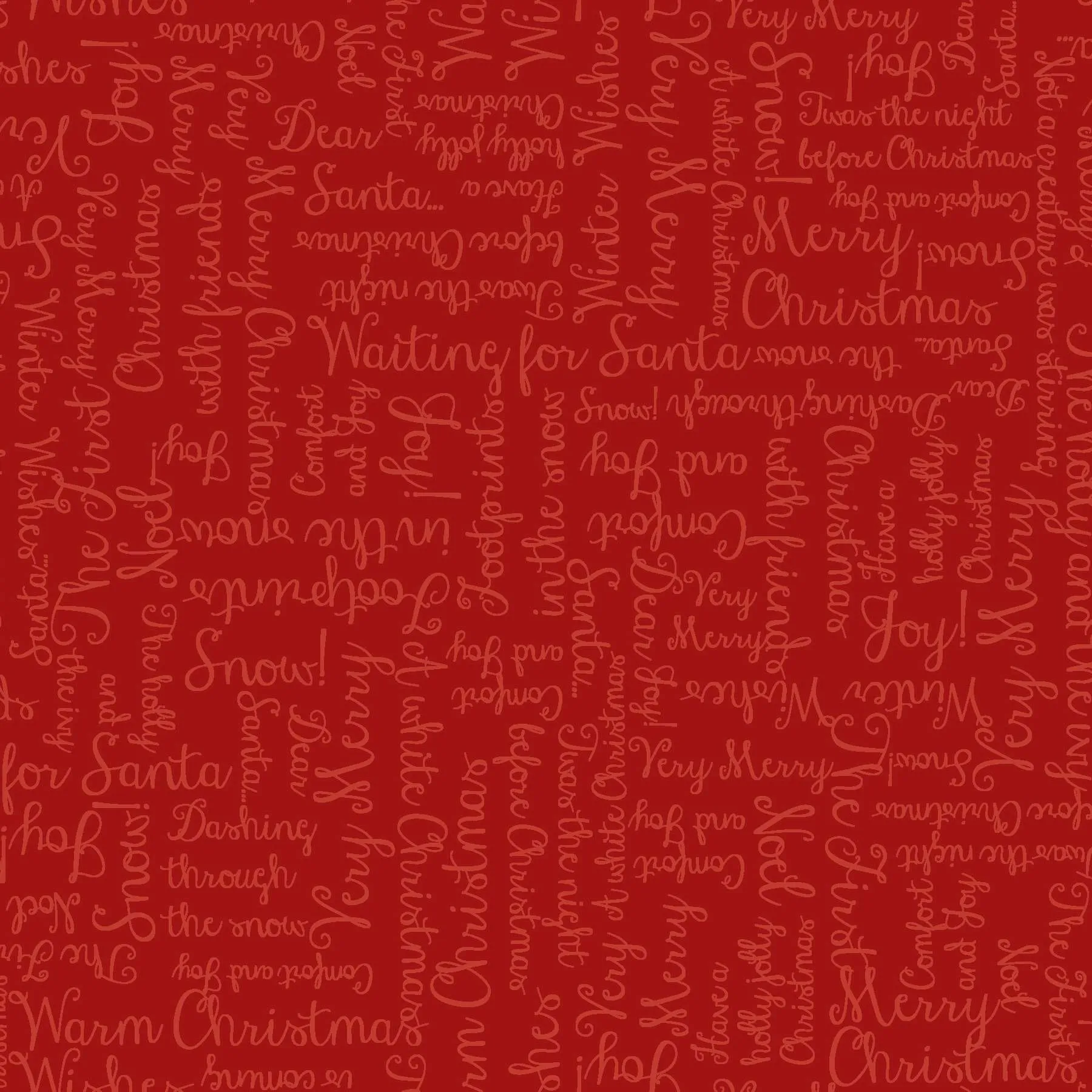 One Snowy Day | Dark Red Christmas Greetings by Hannah Dale for Maywood Studio | MASD10378-R2