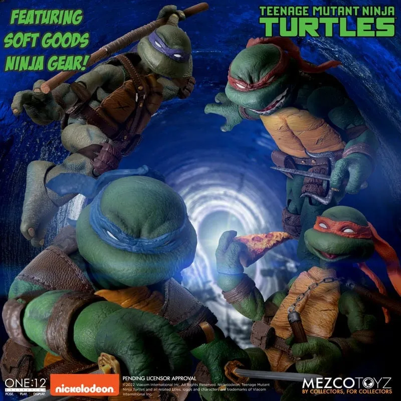 One:12 Collective Teenage Mutant Ninja Turtles Deluxe Boxed Action Figure Set