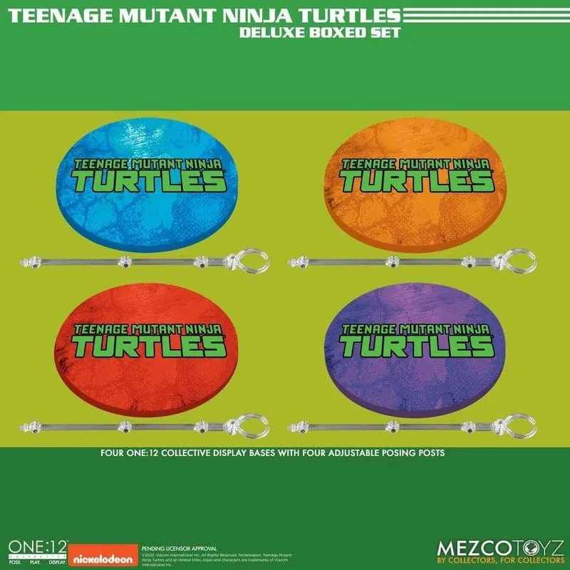 One:12 Collective Teenage Mutant Ninja Turtles Deluxe Boxed Action Figure Set