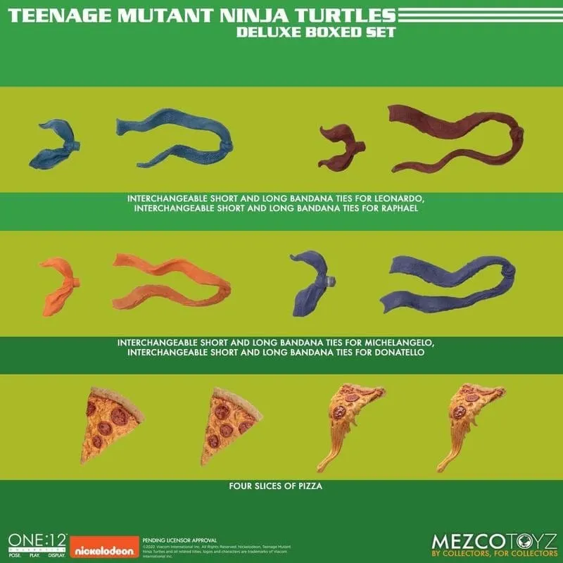 One:12 Collective Teenage Mutant Ninja Turtles Deluxe Boxed Action Figure Set