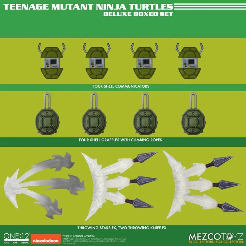 One:12 Collective Teenage Mutant Ninja Turtles Deluxe Boxed Action Figure Set