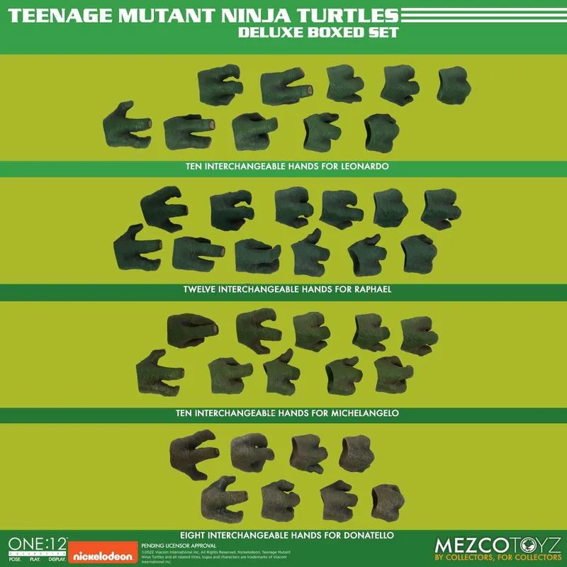 One:12 Collective Teenage Mutant Ninja Turtles Deluxe Boxed Action Figure Set