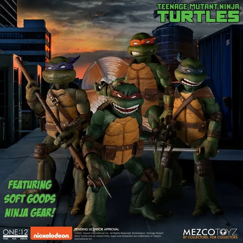 One:12 Collective Teenage Mutant Ninja Turtles Deluxe Boxed Action Figure Set
