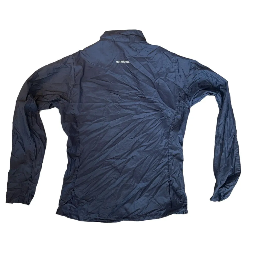 Patagonia W Snap Front Windbreaker Anorak M nvy