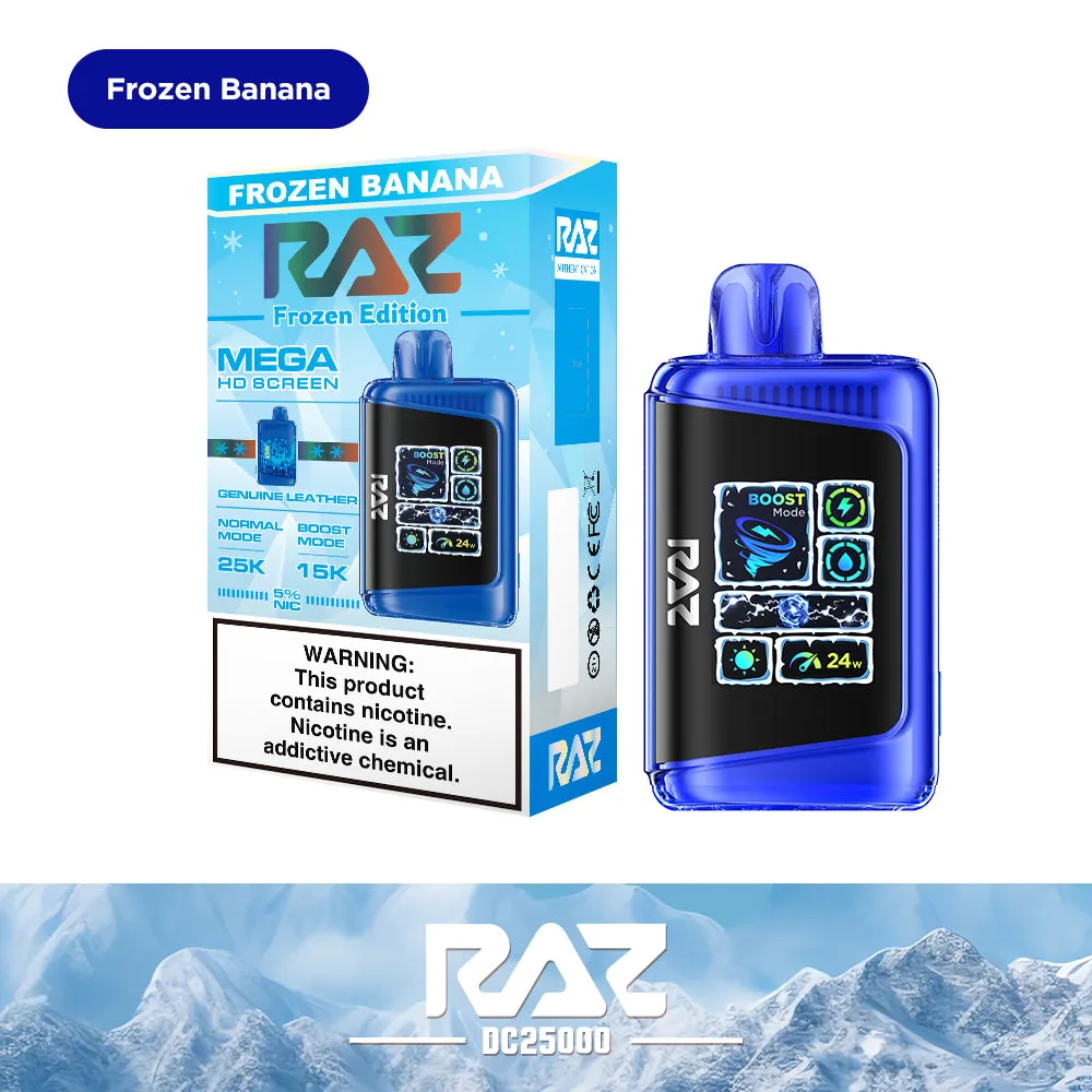 RAZ DC25000 "Frozen Edition" Rechargeable Disposable Device – 25000 Puffs