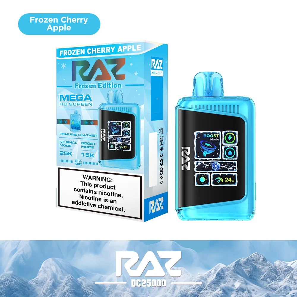 RAZ DC25000 "Frozen Edition" Rechargeable Disposable Device – 25000 Puffs