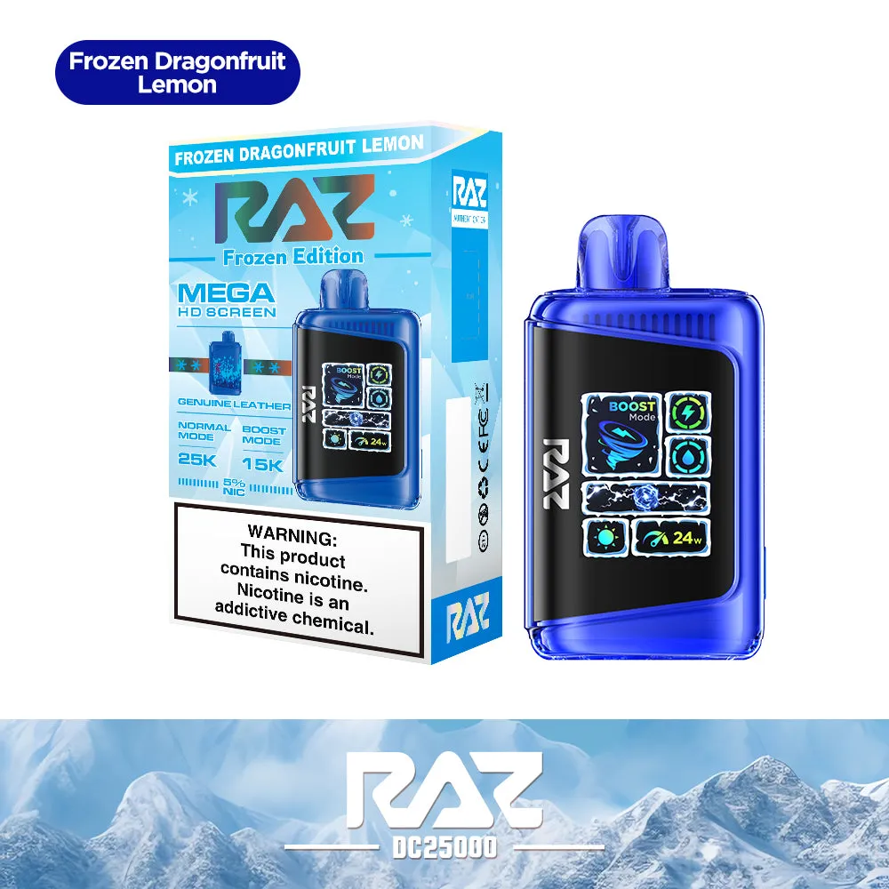 RAZ DC25000 "Frozen Edition" Rechargeable Disposable Device – 25000 Puffs