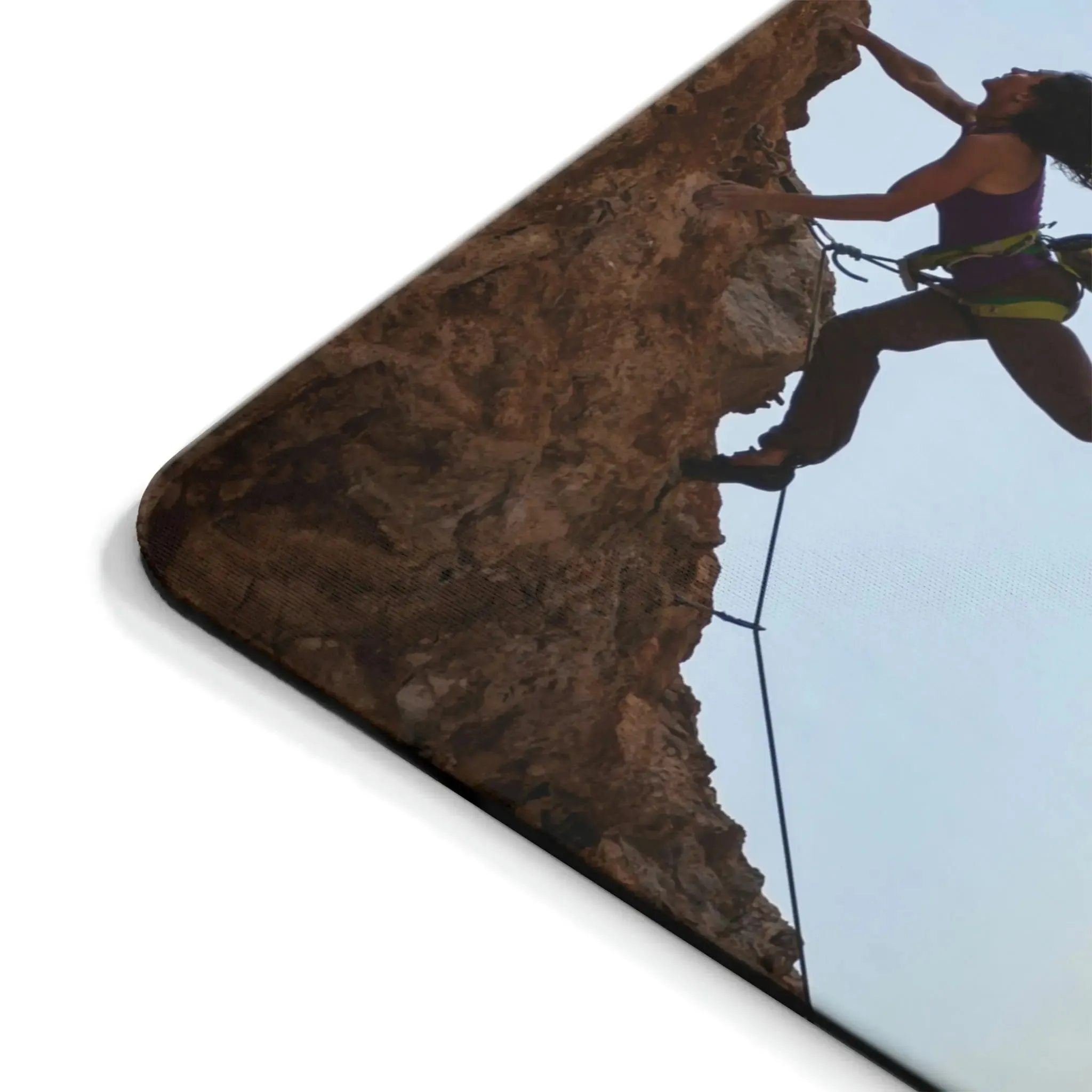 Rock Climbing Good Vibes Inspirational Mousepad