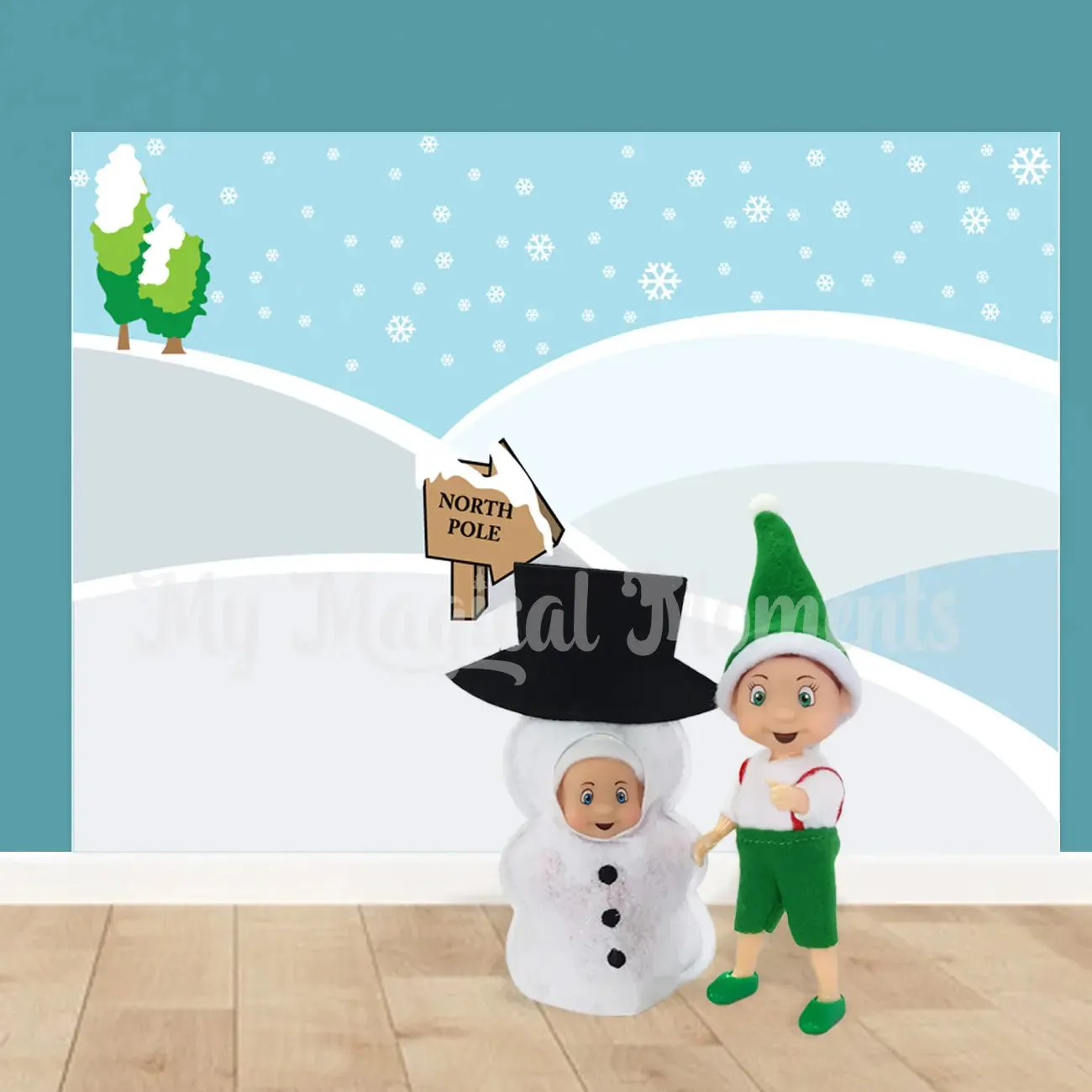 Snow Background Scene