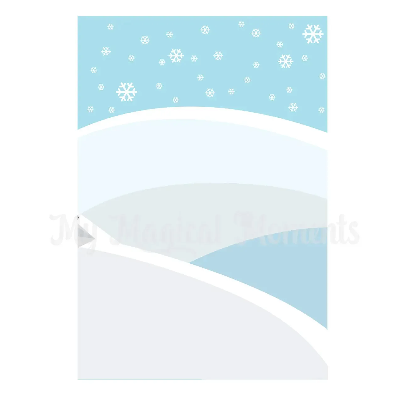 Snow Background Scene