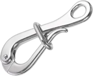 Stainless Steel Quick Release Boat Hook Portable Sturdy Hook for Life Rafts Docking and Boating Accessories Rustproof and Durable Design for Easy Use