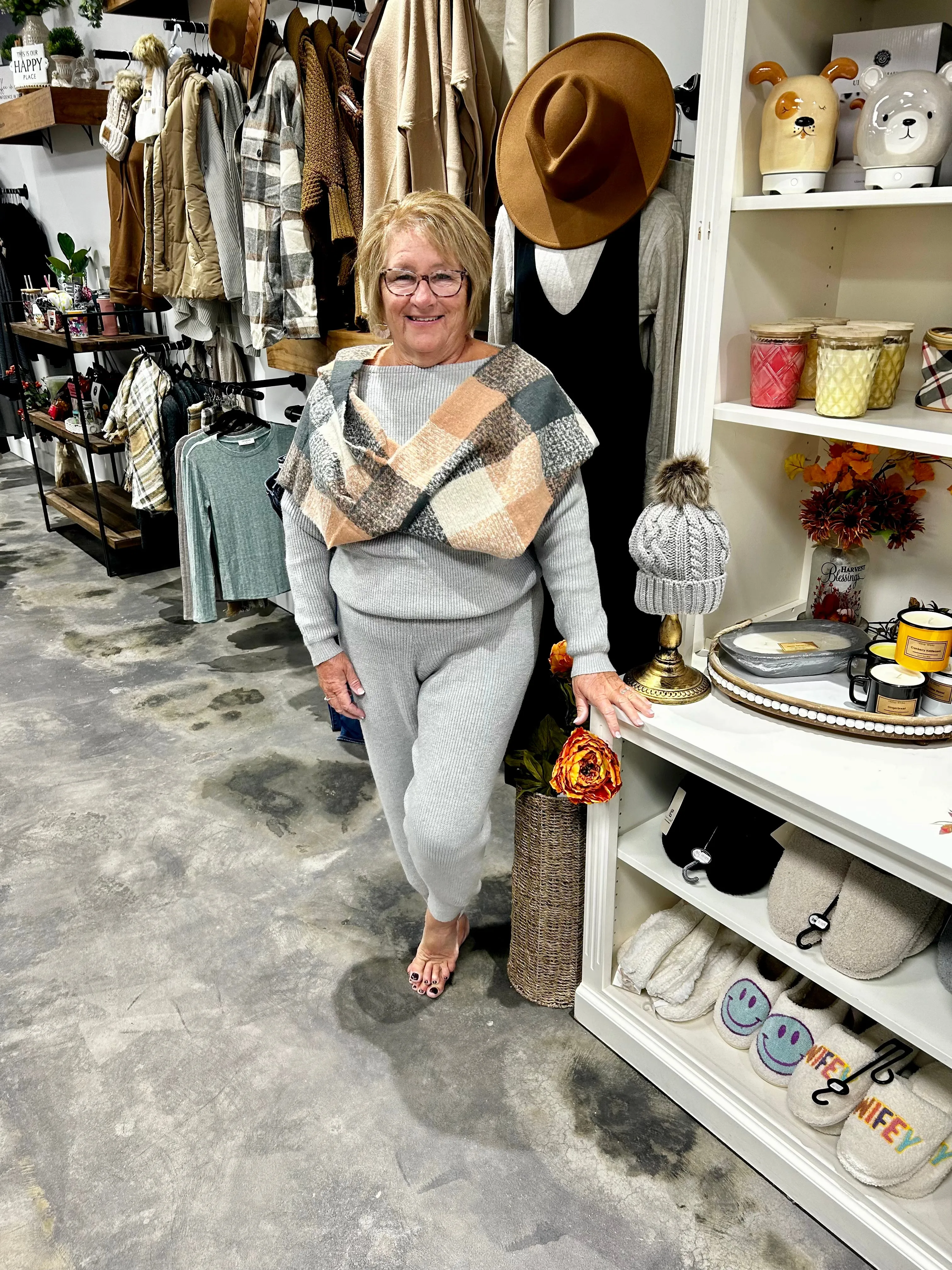 Try To Keep Up Sweater and Knit Pants Set