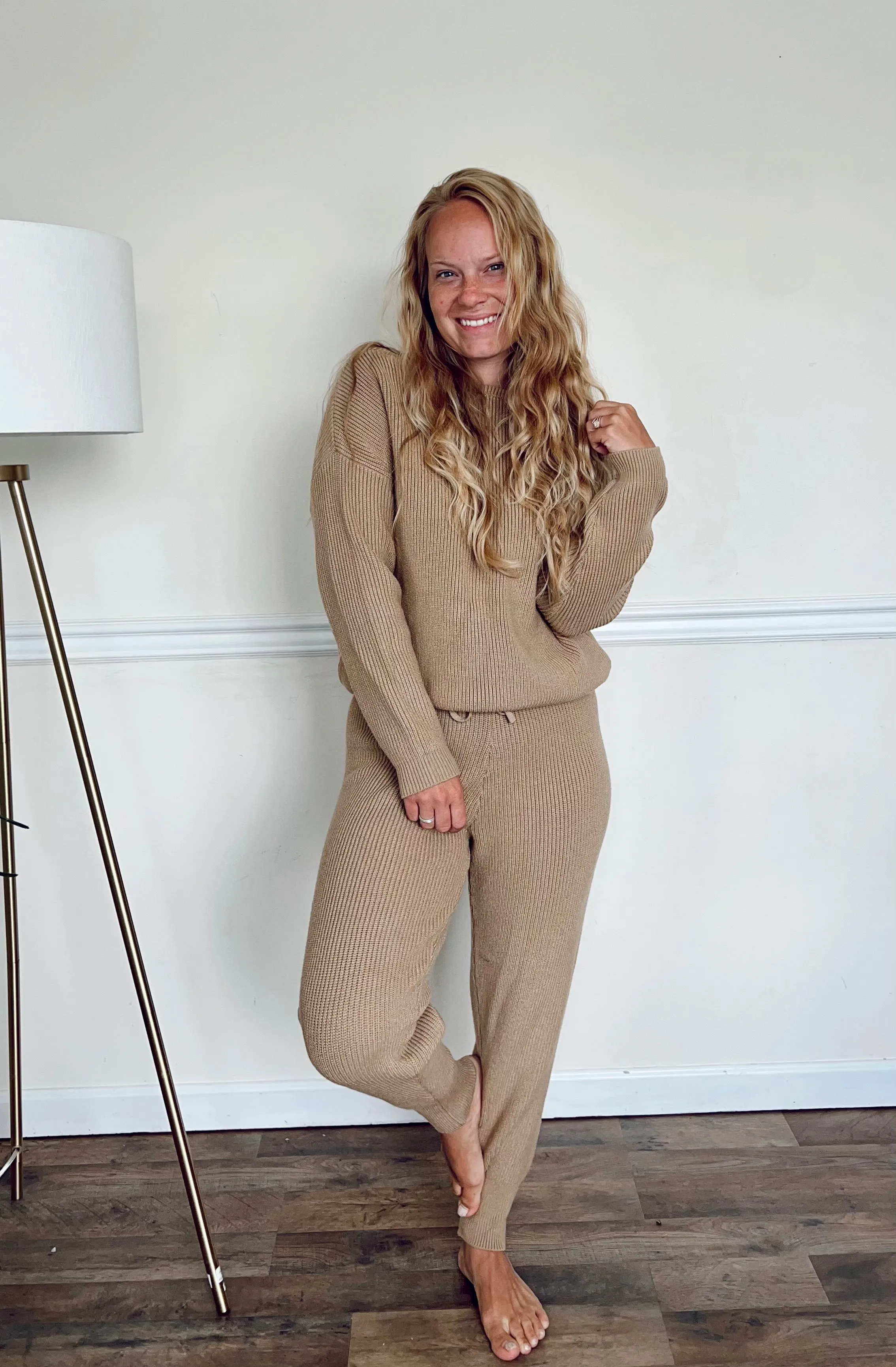 Try To Keep Up Sweater and Knit Pants Set