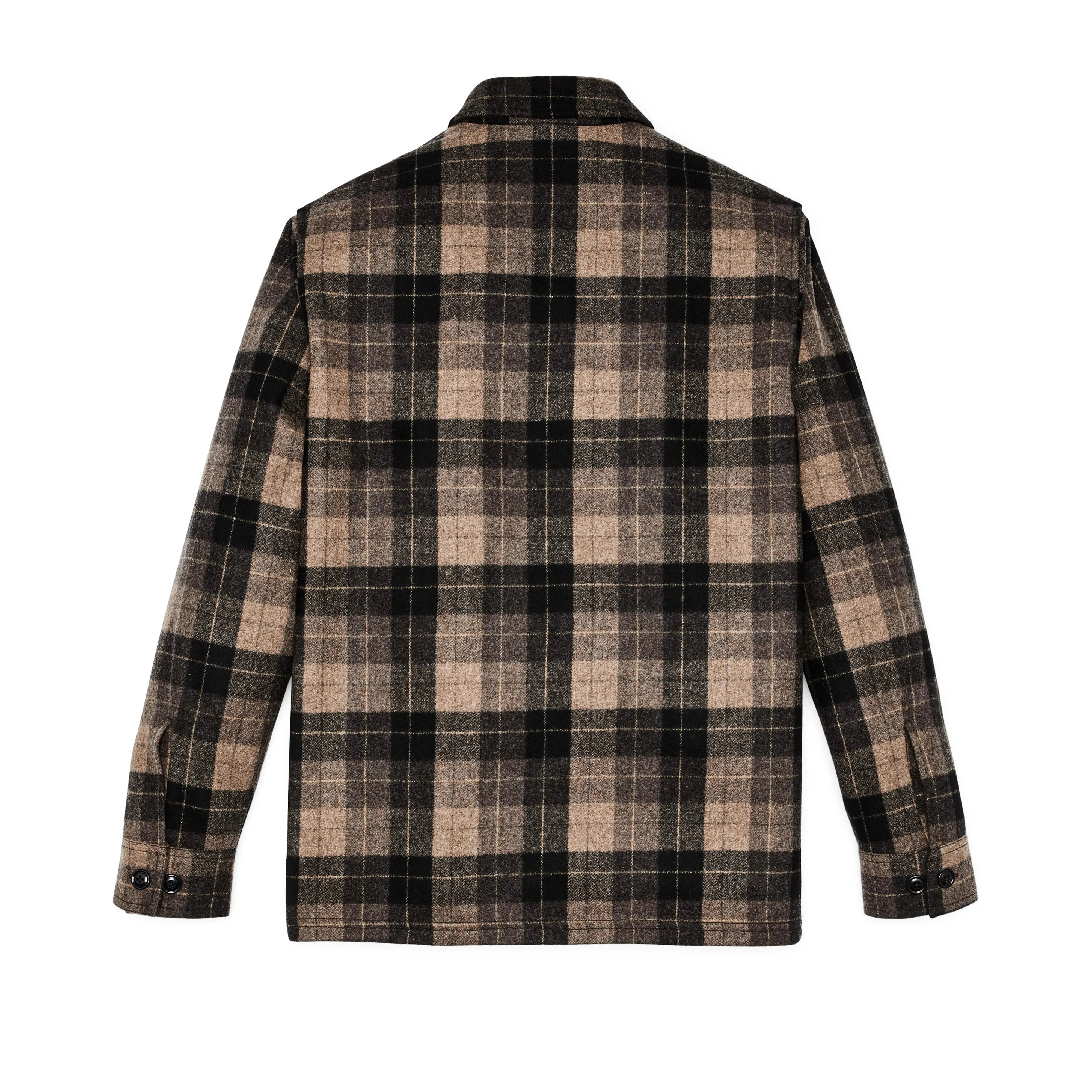 Wool Jac Shirt- Oat / Brown / Heather / Multi Plaid
