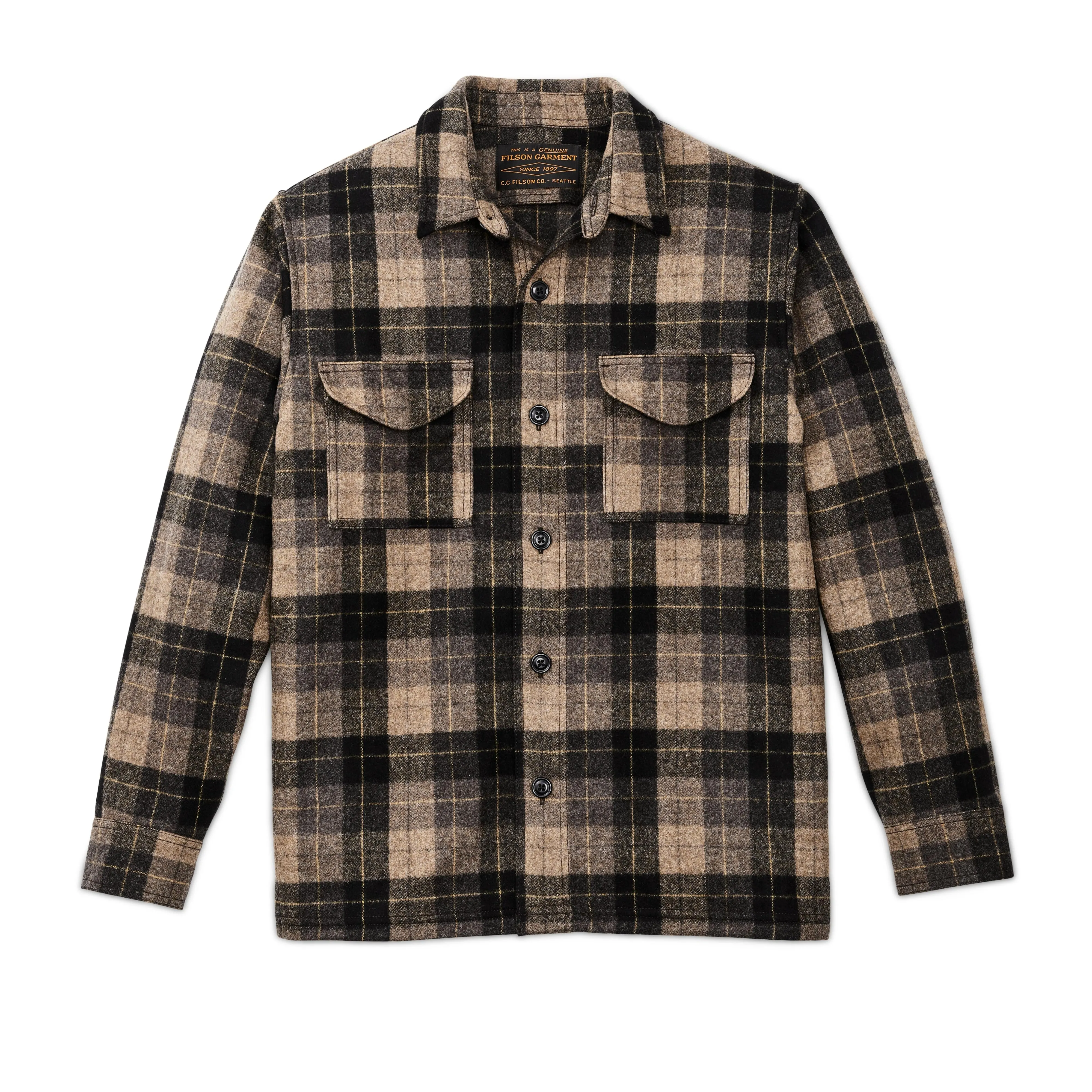 Wool Jac Shirt- Oat / Brown / Heather / Multi Plaid